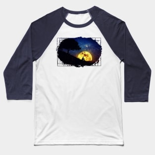 The Healing Power of Nature (Night Scene) Baseball T-Shirt